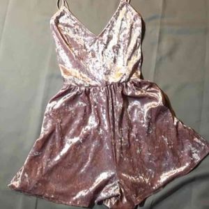 Velvet romper